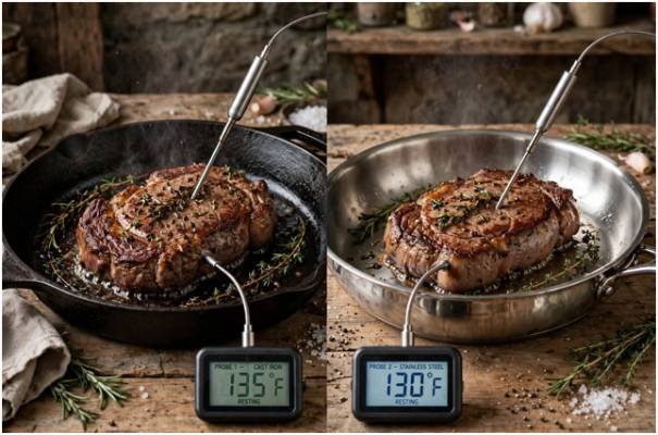 The Physics of Carryover Cooking: My Skillet Test Finding