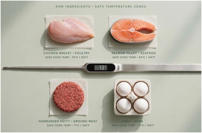 Master Safe Cooking Temperatures at a Glance