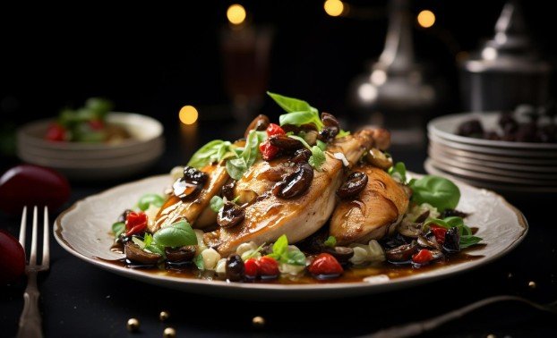 Bistro Chicken Recipe With Creamy Dijon Sauce