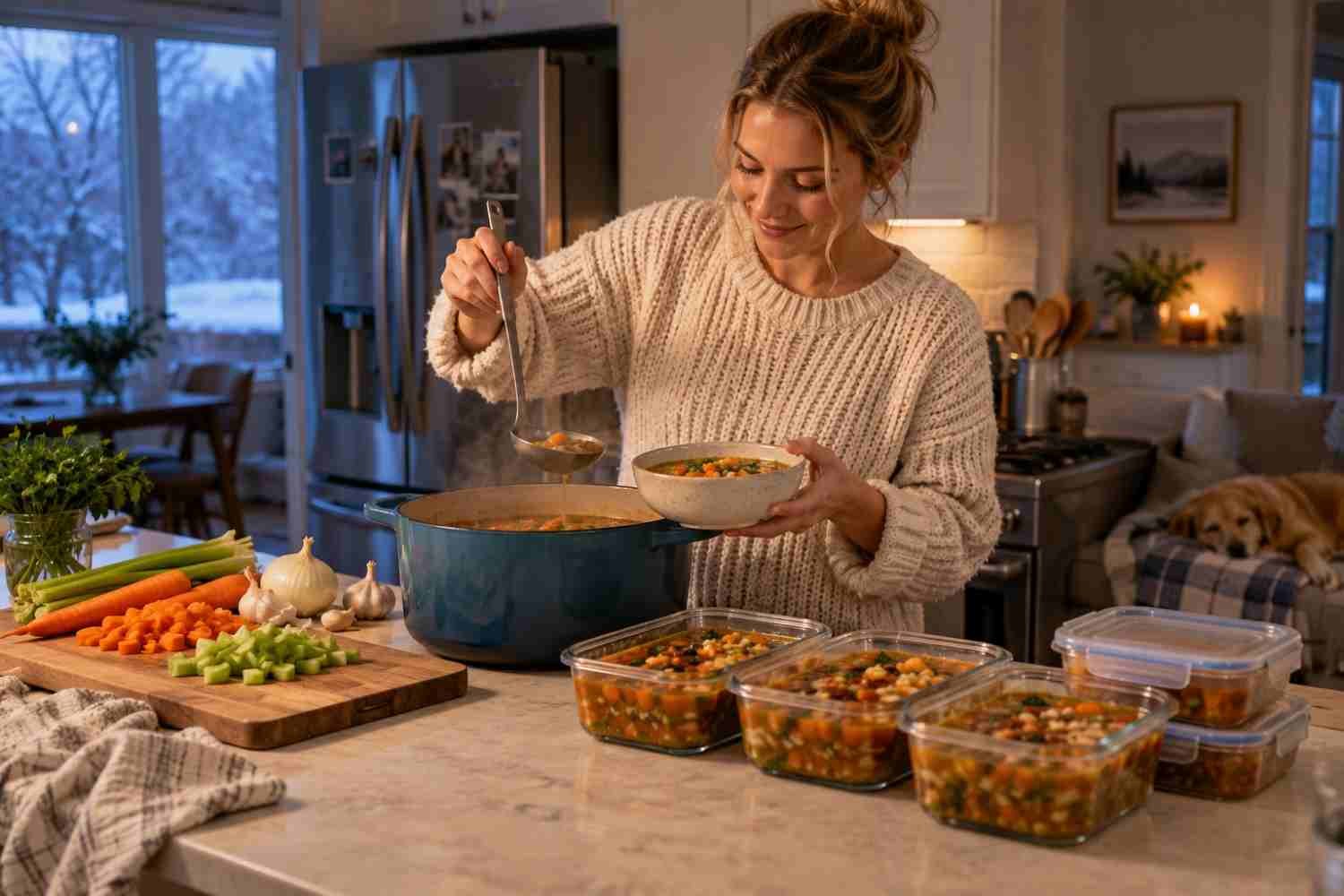 How to Make Winter Soup More Filling