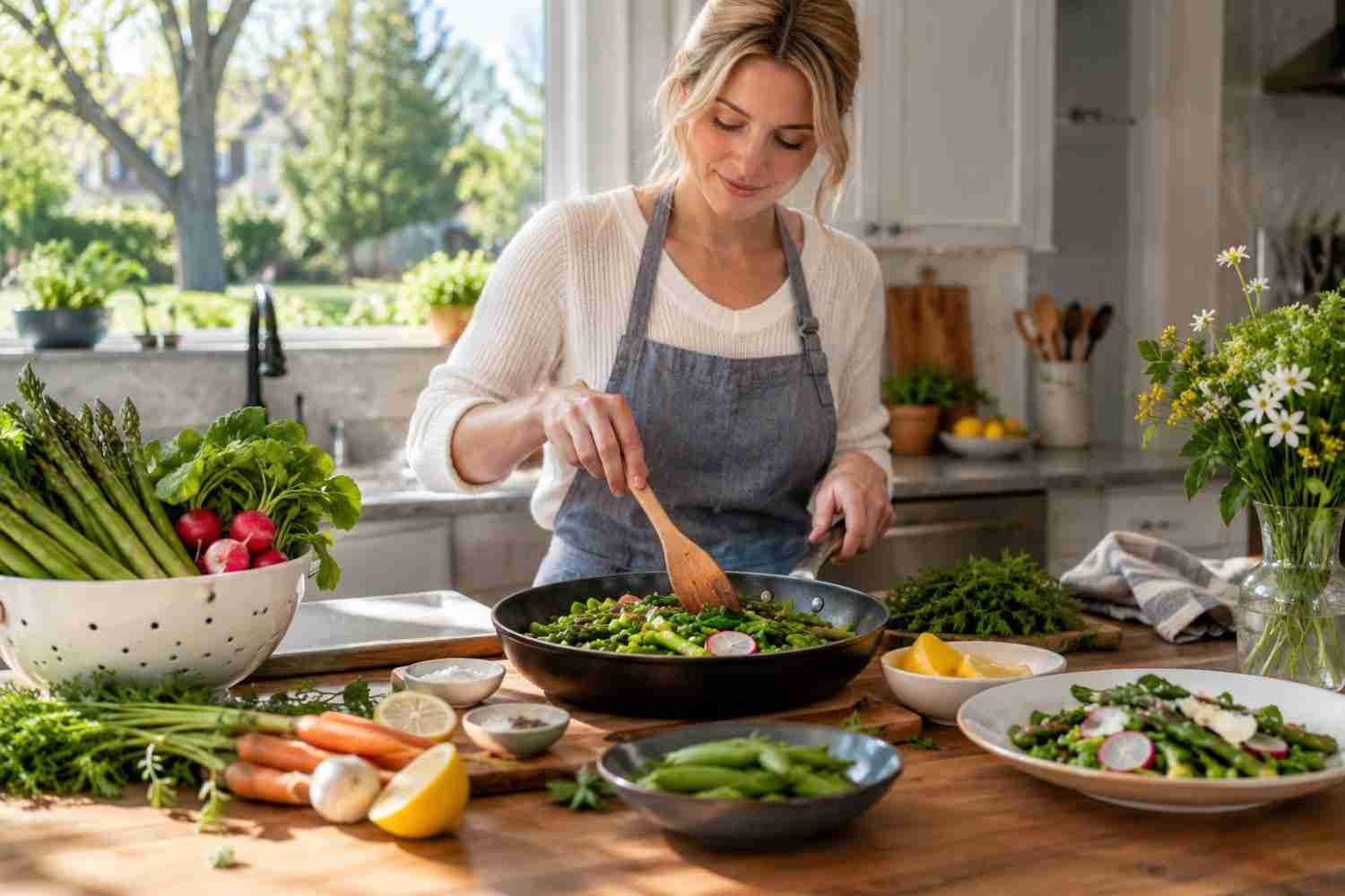 How to Cook Spring Vegetables Well
