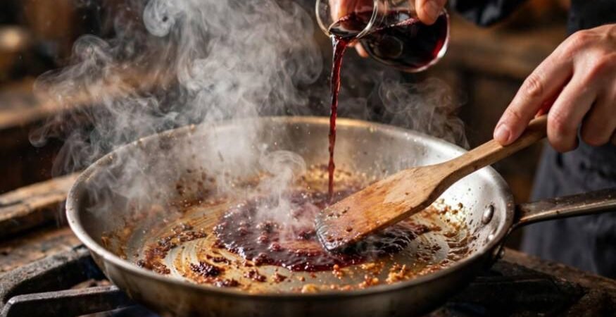 How to Deglaze a Pan: Turn Stuck Bits Into Rich Pan Sauces