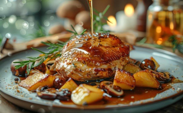 Ingredients for Creamy Bistro-Style Chicken