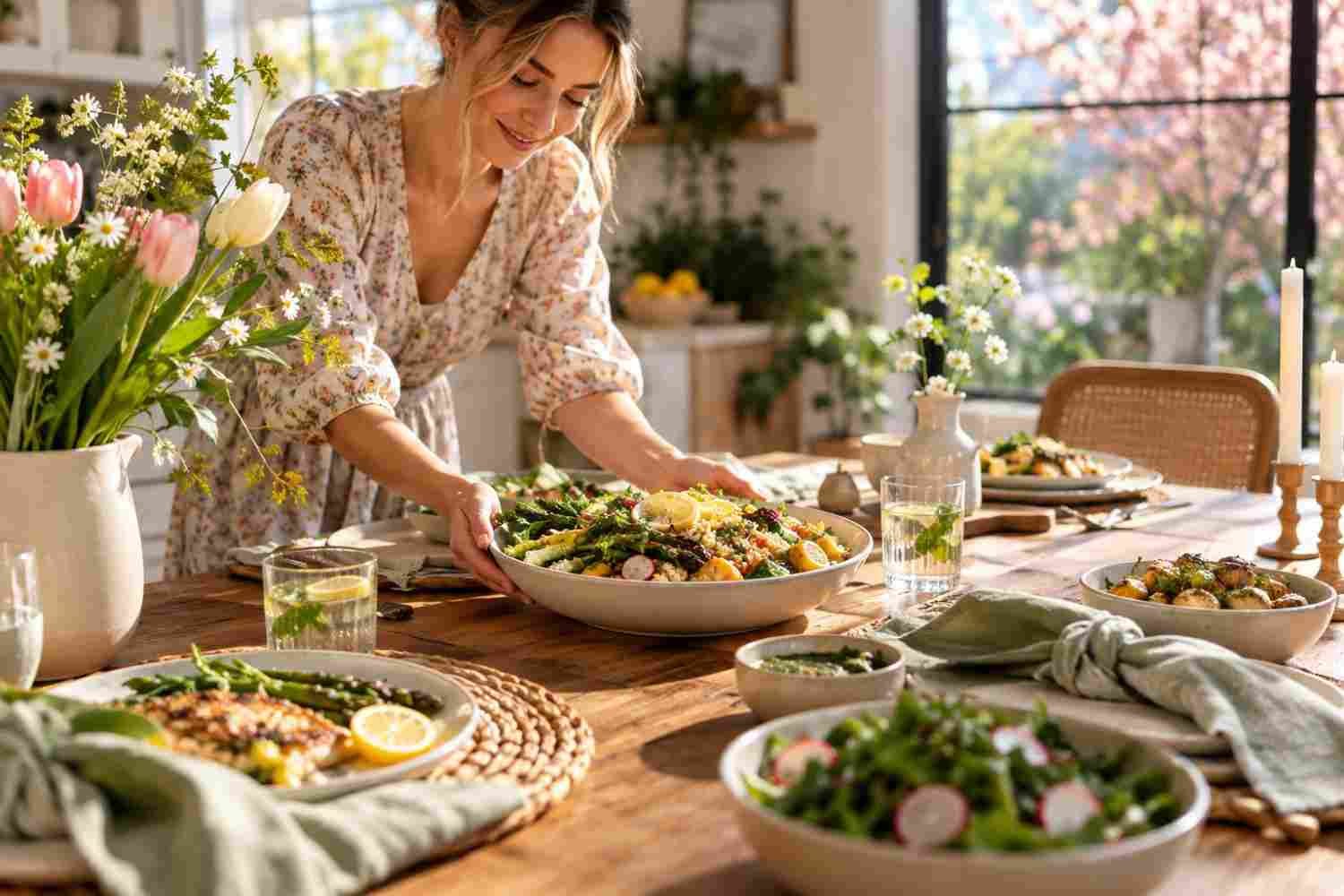 What Makes a Dinner Feel Like Spring?